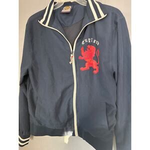 England Track Jacket – Full Zip – Navy – Size M